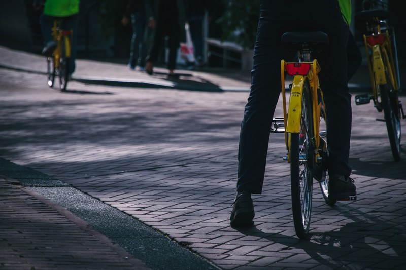 bike biking transportation and bike lane 4k