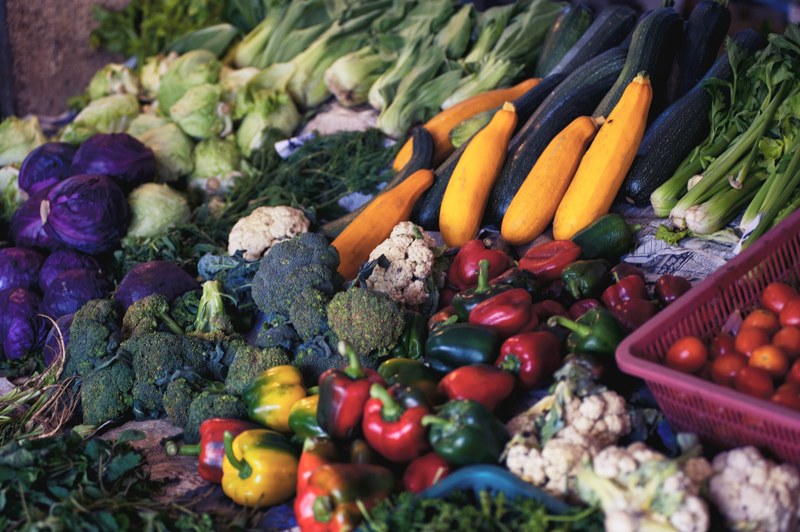 various colorful vegetables at a stall, various vegetables in srilanka 4k