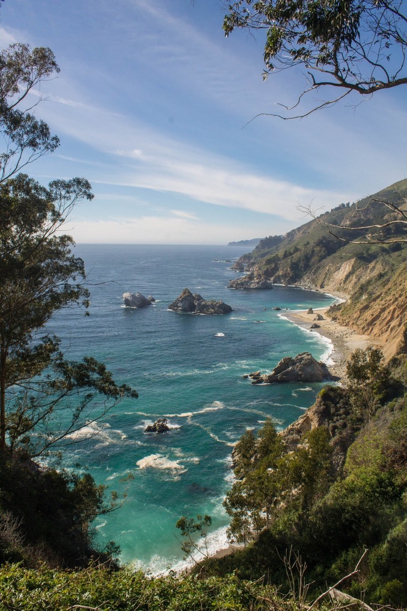 californium blue water landscspe view and landscape hd, 4k