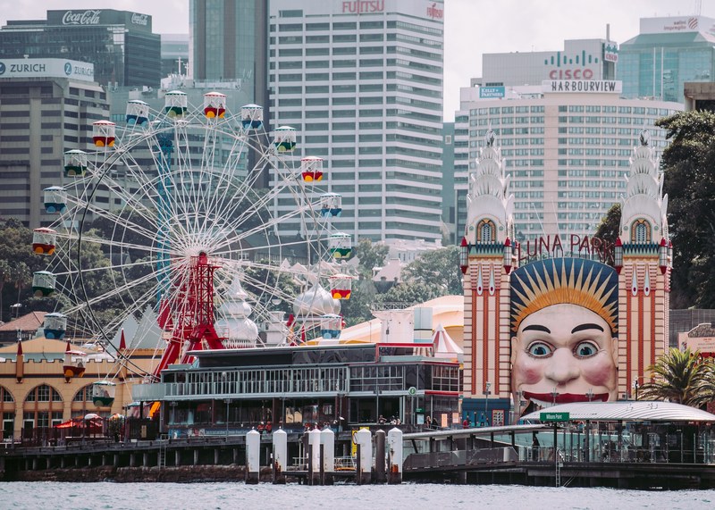 luna park sydney 4k