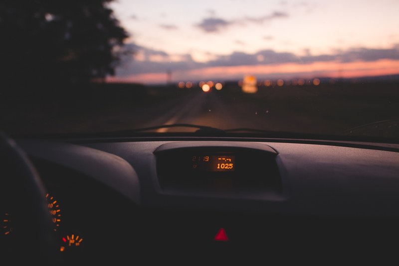 drive driving dashboard and open road 4k