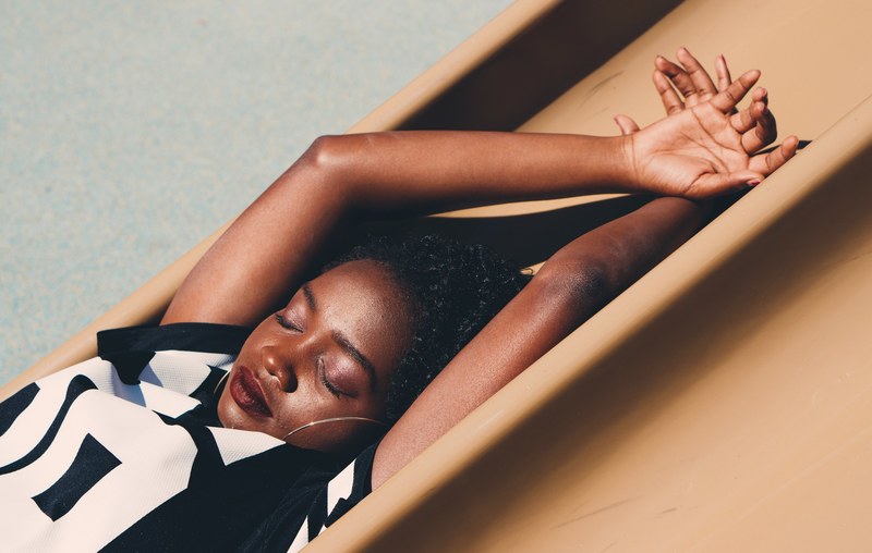 portrait fashion african american and girl 4k