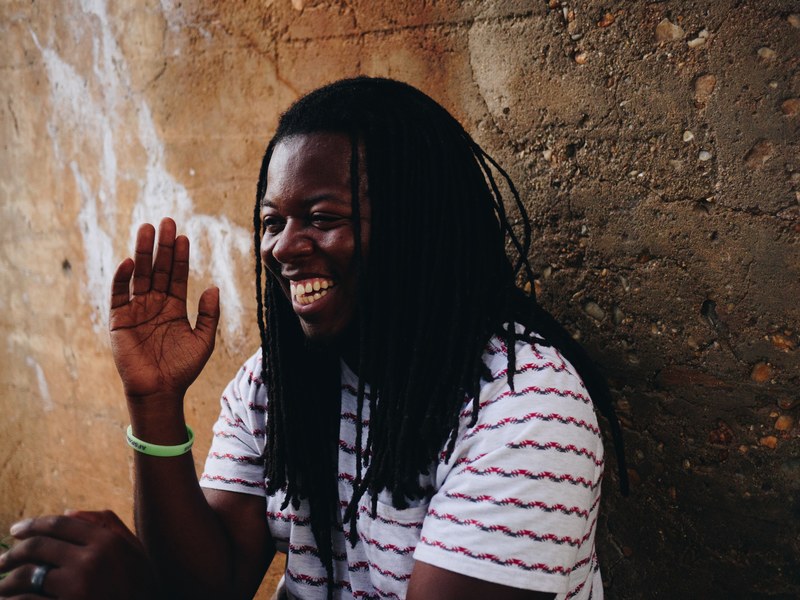 african american smile laugh and happy 4k