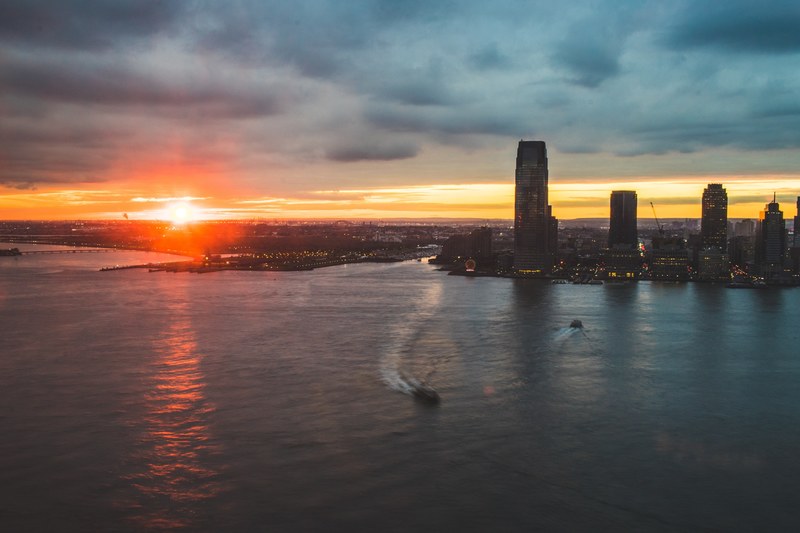 jersey sunset 4k
