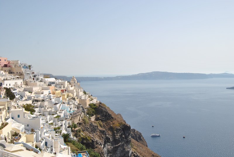 mediterranean coastal seaside and village 4k