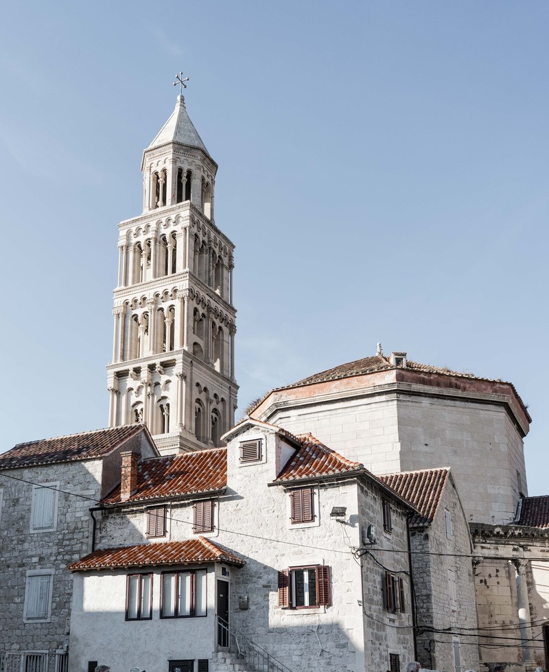 old town in split croatia 4k