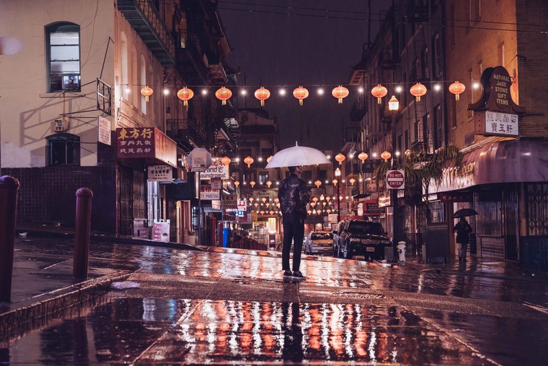 stuck in the rain 4k
