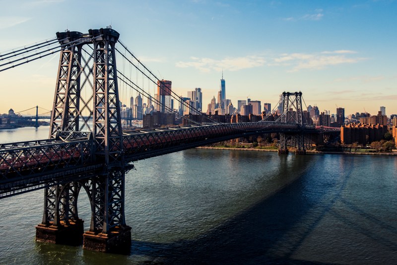 williamsburg bridge into the big jungle 4k