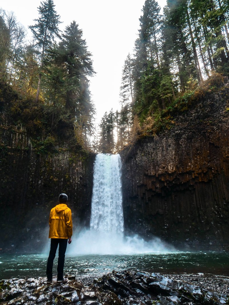 falls of oregon 4k