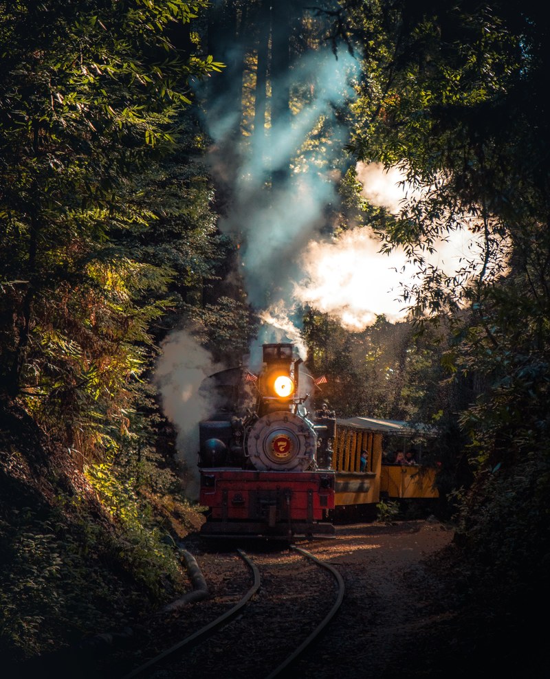 train engine track and railway hd, 4k