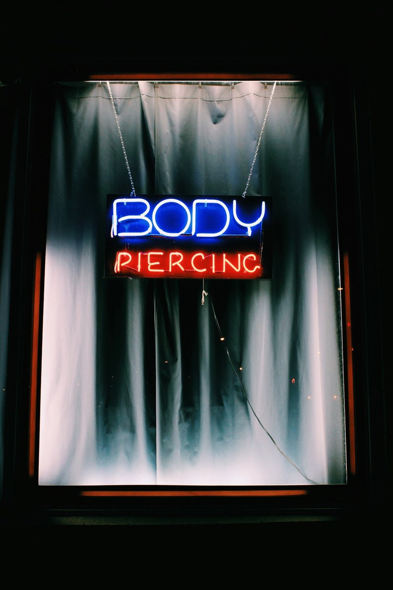 sign neon window and store hd, 4k