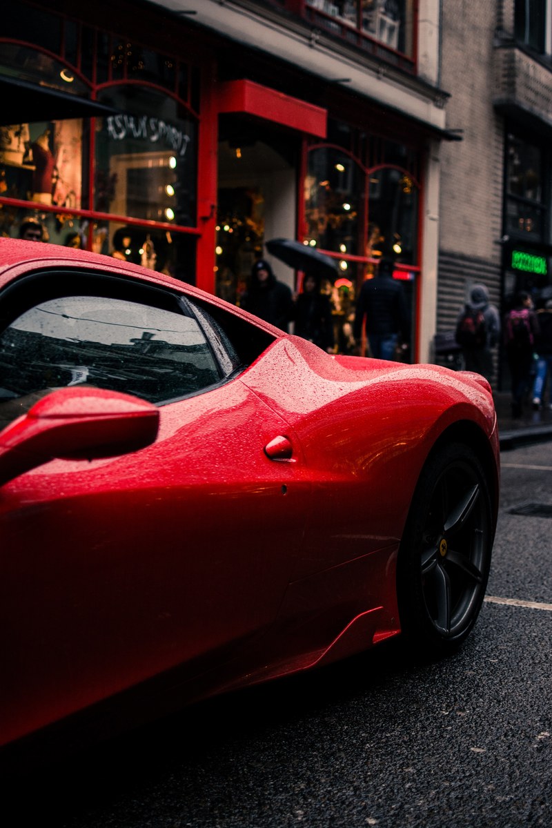 car vehicle red and sports car hd, 4k