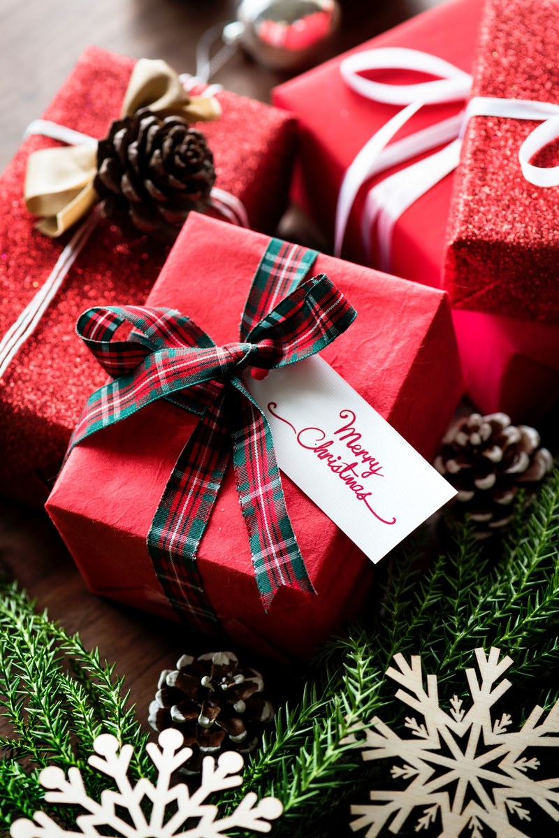 gift present christmas and parcel hd, 4k