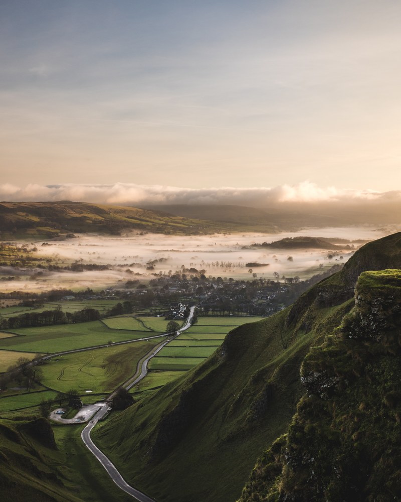 mountain landscape hill and road hd, 4k