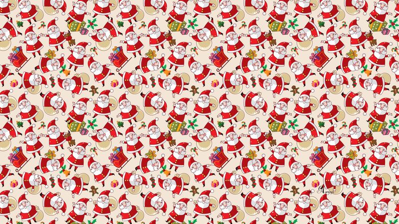 santa claus, texture, background, pictures, 4k