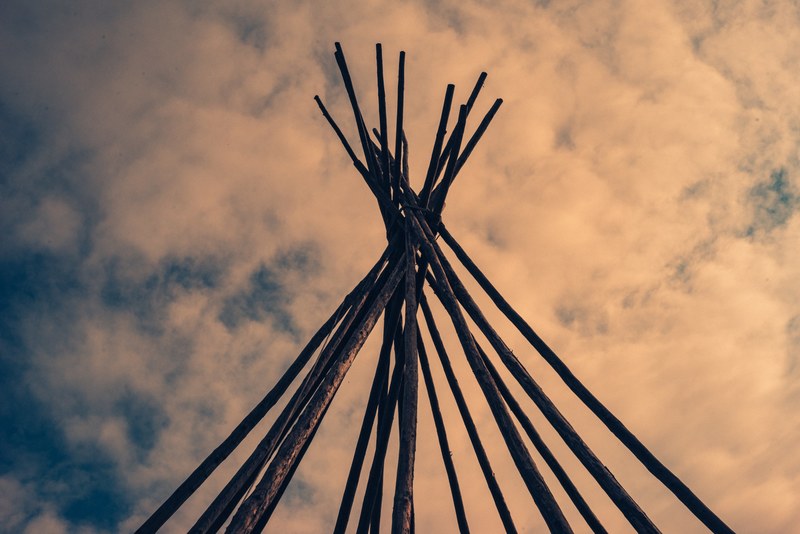tipi outdoor tent and structure 4k