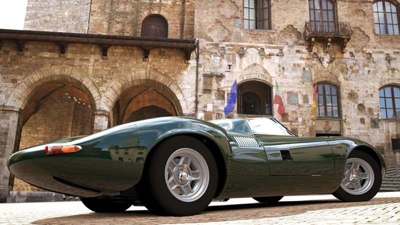 jaguar xj13, 1996, side view, racing car, jaguar, 4k