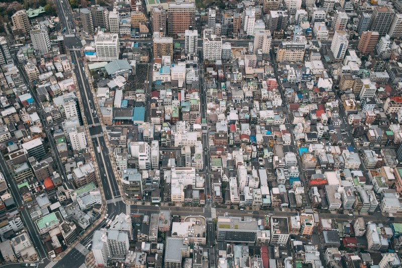 city building skyscraper and architecture 4k