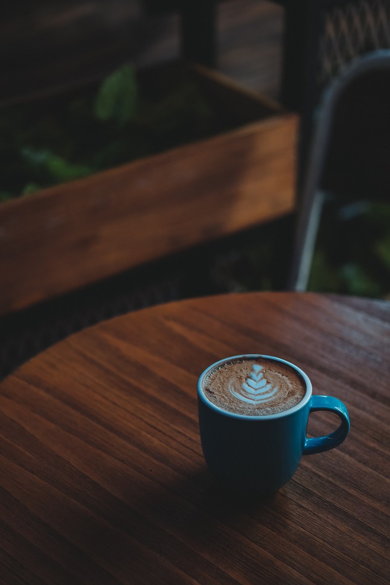 table wooden cup and coffee hd, 4k