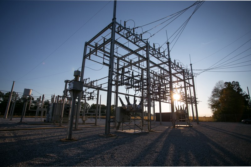 power plant substation electrical and public power 4k