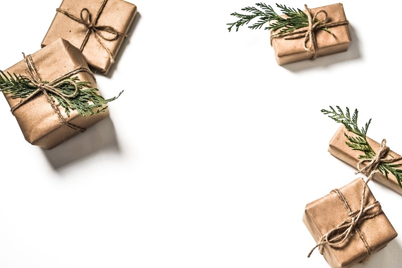 gift gold present and decoration 4k