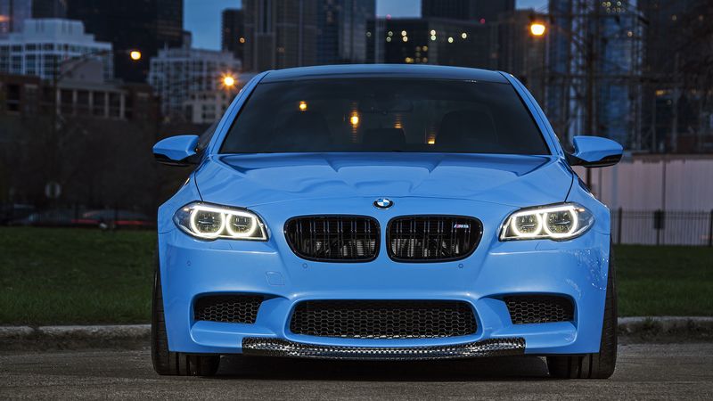 bmw, m5, f10, yas marina blue, 4k