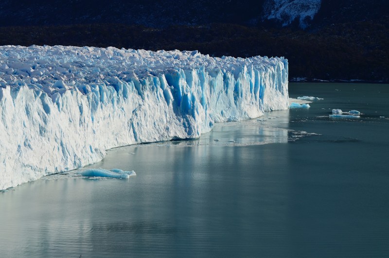 water ice glacier and iceberg 4k