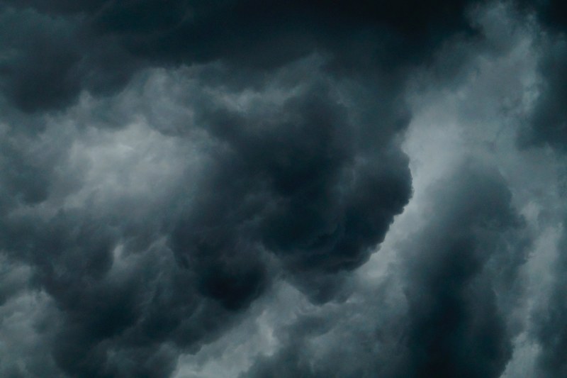 overcast or stormy clouds in the sky at night, stormy clouds at night 4k