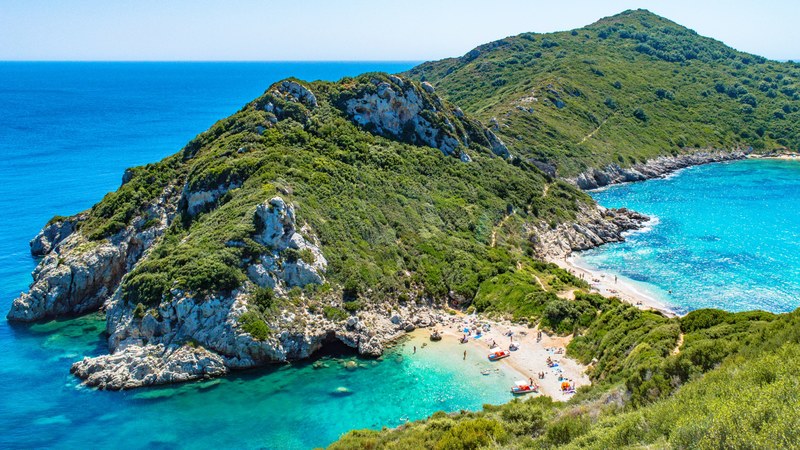 porto timoni beach corfu 4k