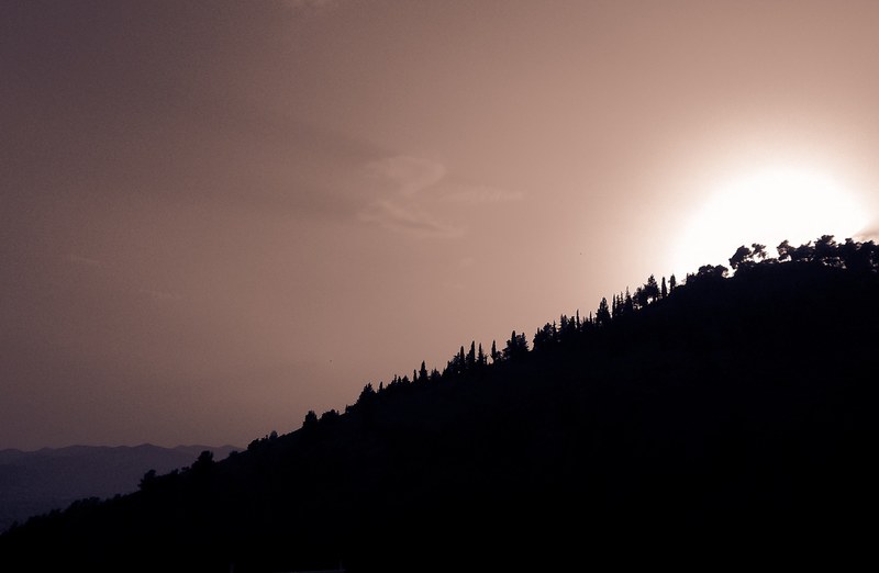 dawn sunrise sunset and silhouette 4k