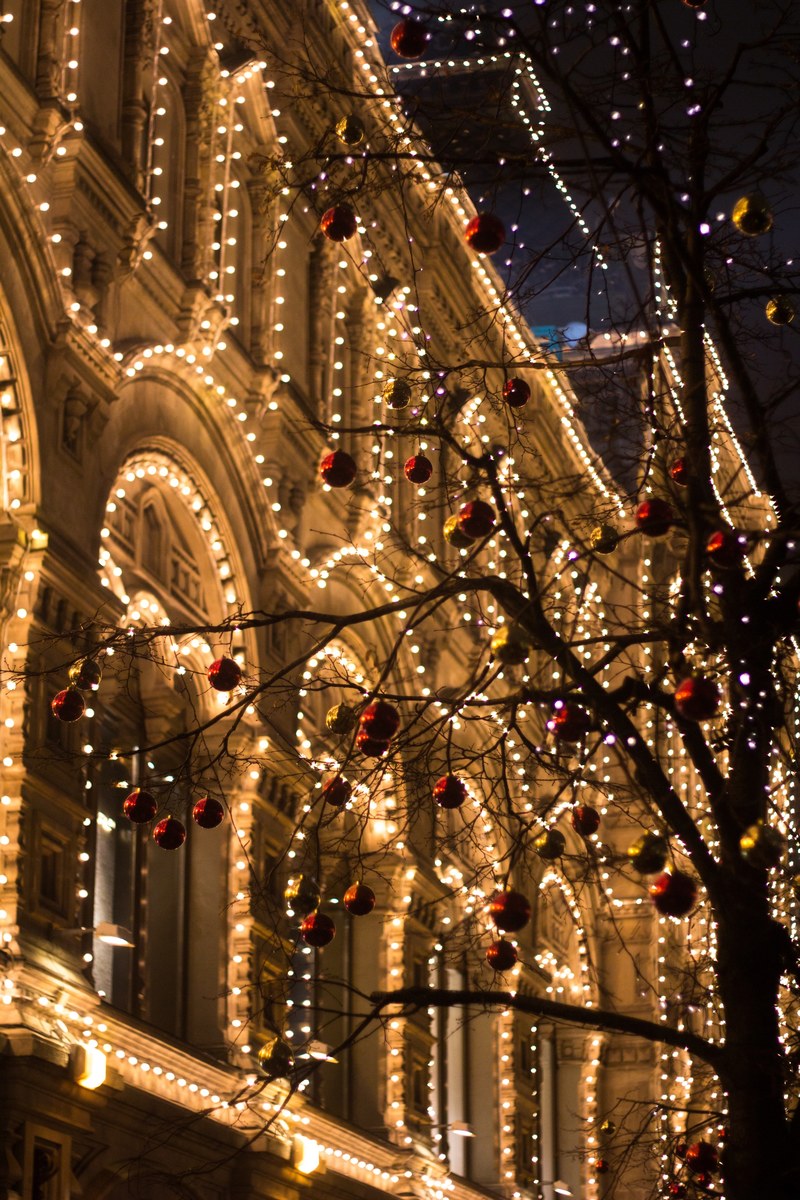light holiday firefly and christmas decoration hd, 4k