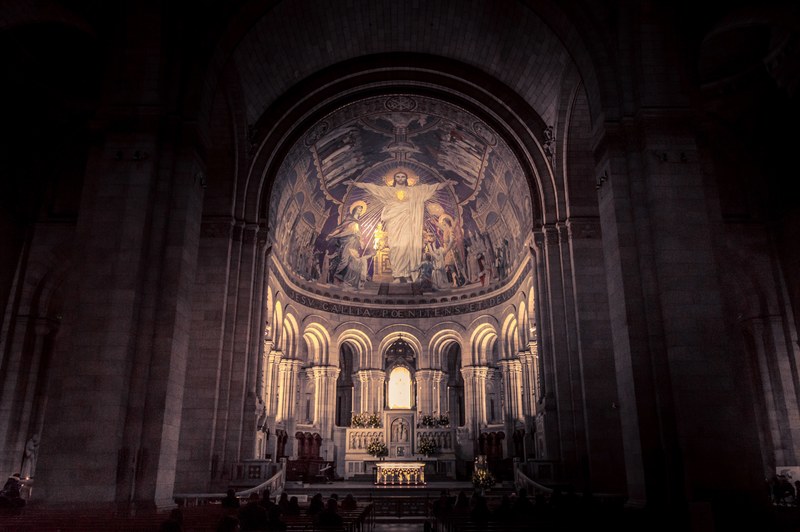 basilica of sacre coeur 4k