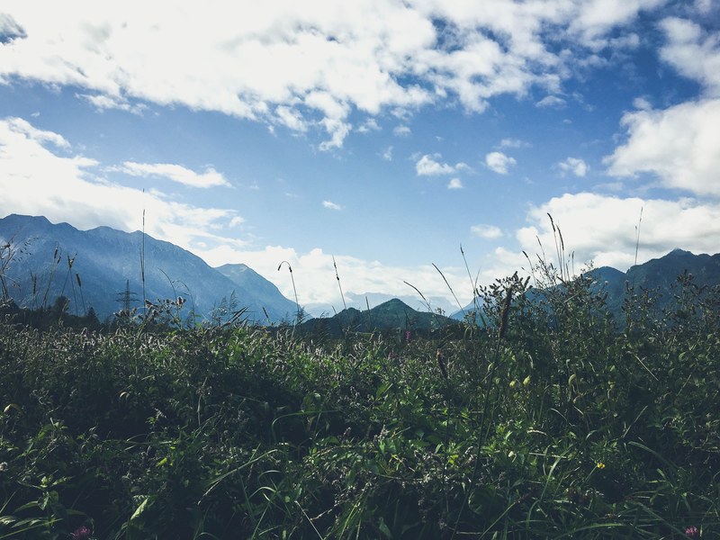 german mountain view 4k