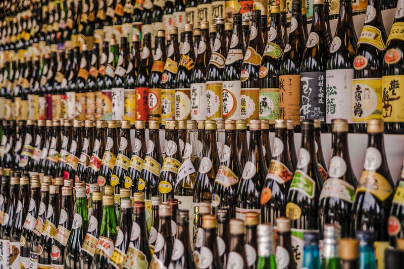 meiji shrine sake bottles 4k