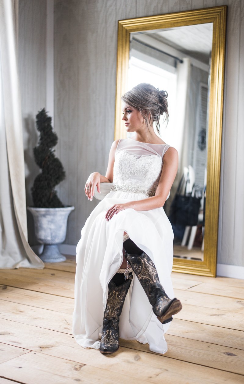 woman female boots and dress hd, 4k