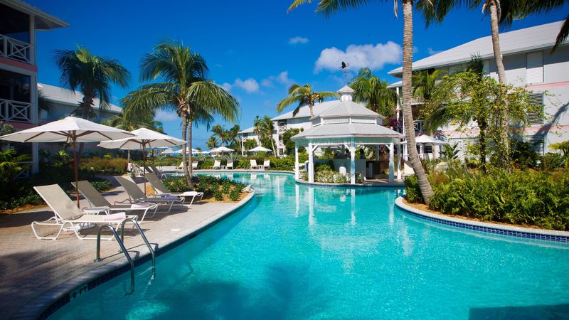 tropical, resort, palm, comfort, 4k