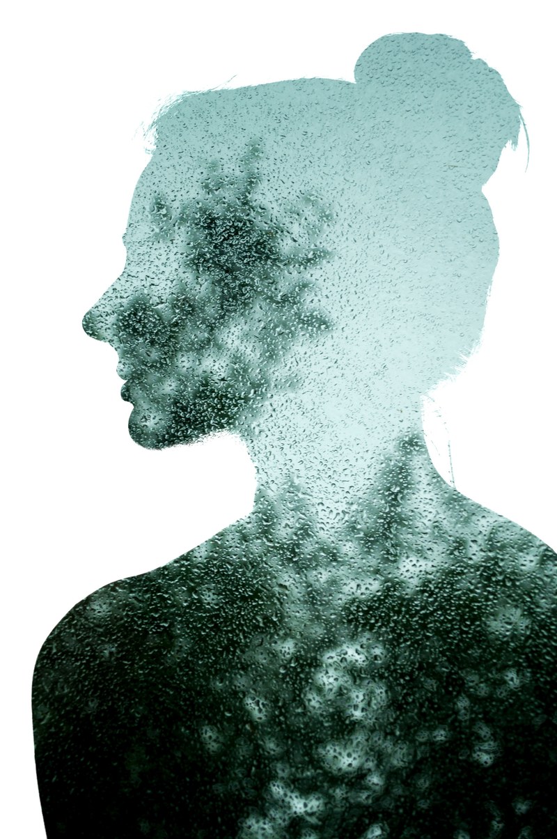 rain drop water drop profile and face hd, 4k