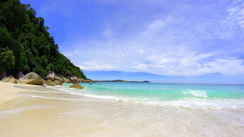 tropics, beach, sea, 4k
