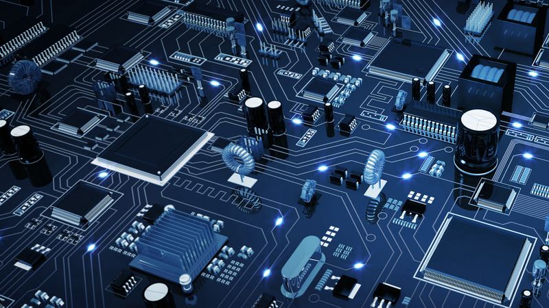 microchip, processor, electronics, circuit, 4k