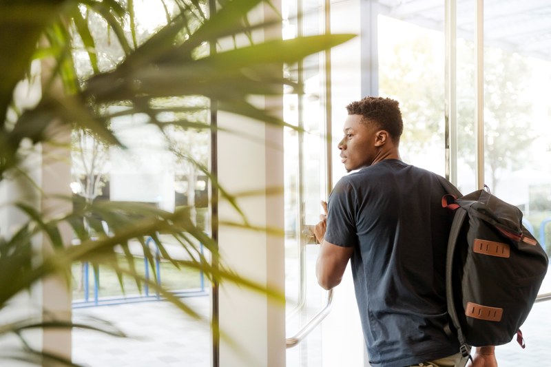 man backpack rucksack and business 4k