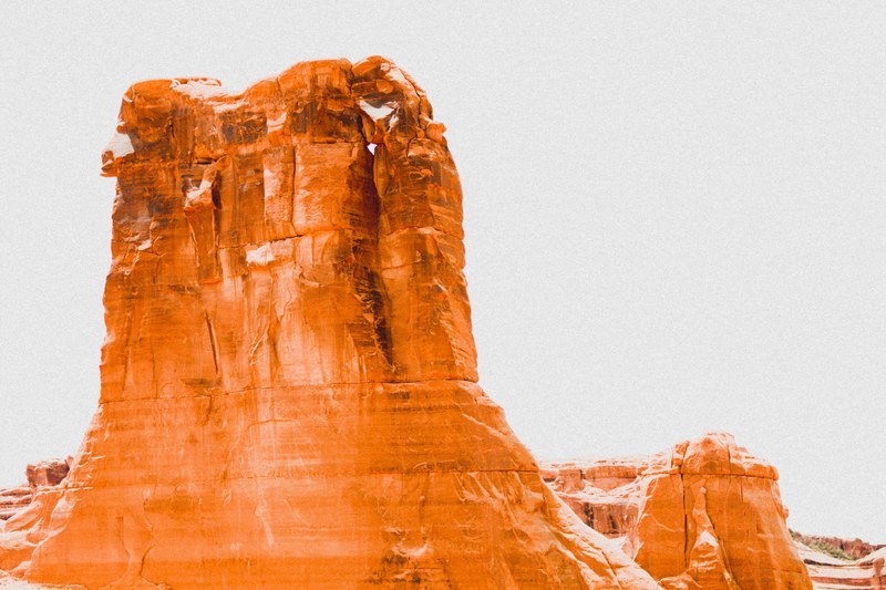 rock formation sandstone arch and utah 4k