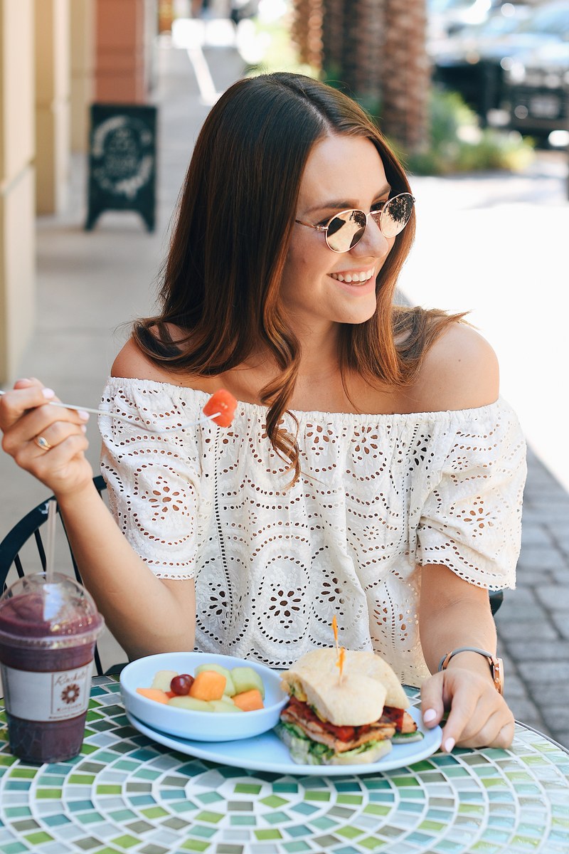 girl smiles and watermelon 4k