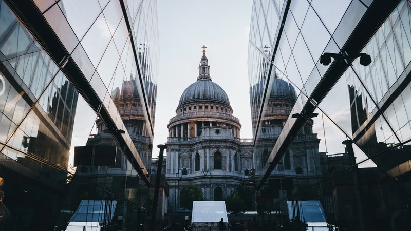 st pauls london england and cathedral 4k