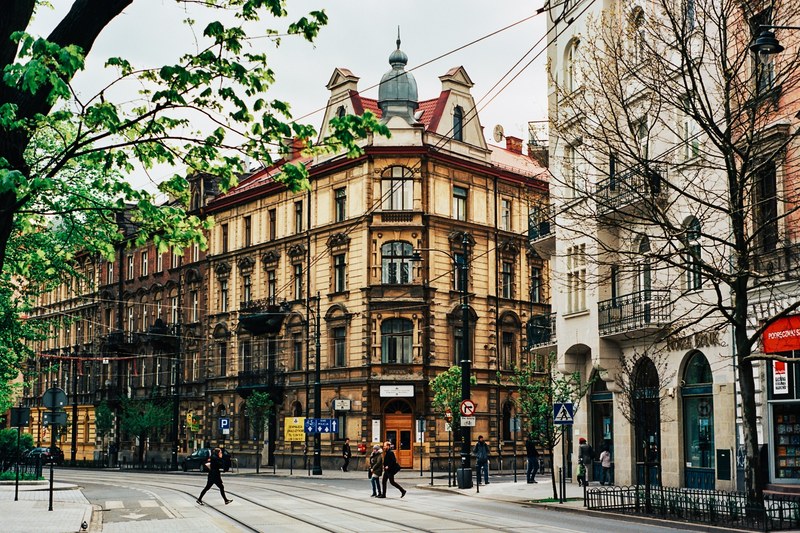 krakow old town 4k