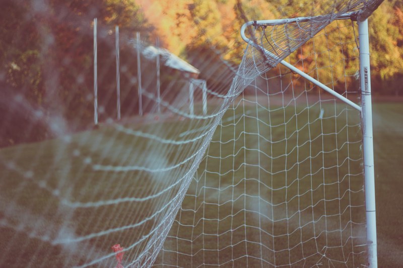 soccer goal at northwest park 4k