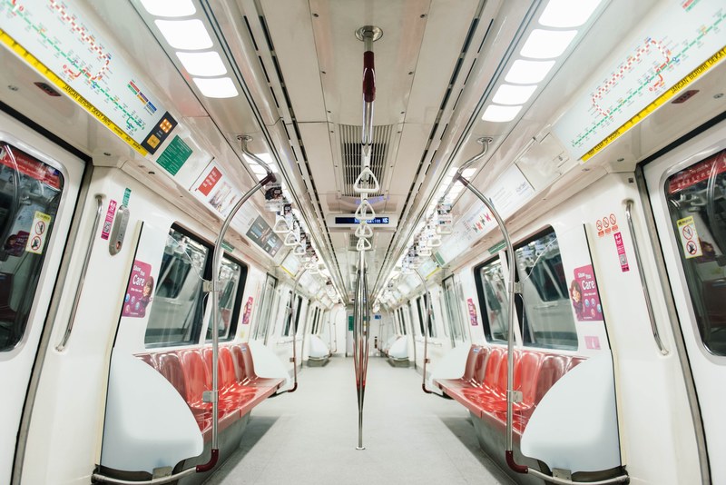 train carriage underground and metro 4k