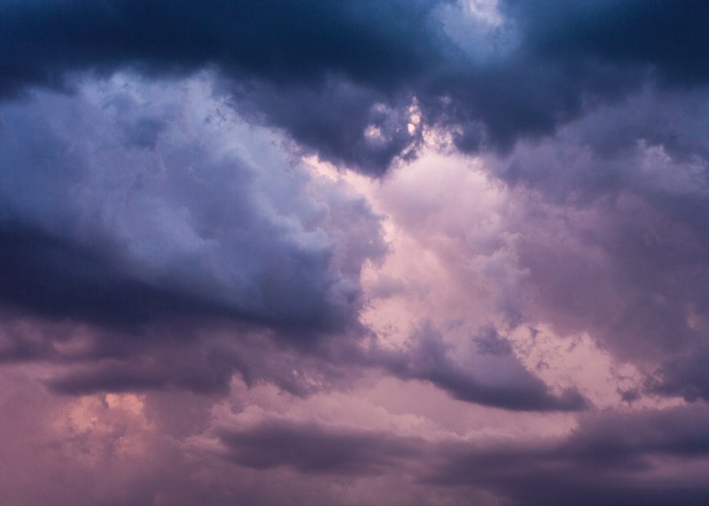clouds from my back yard 4k