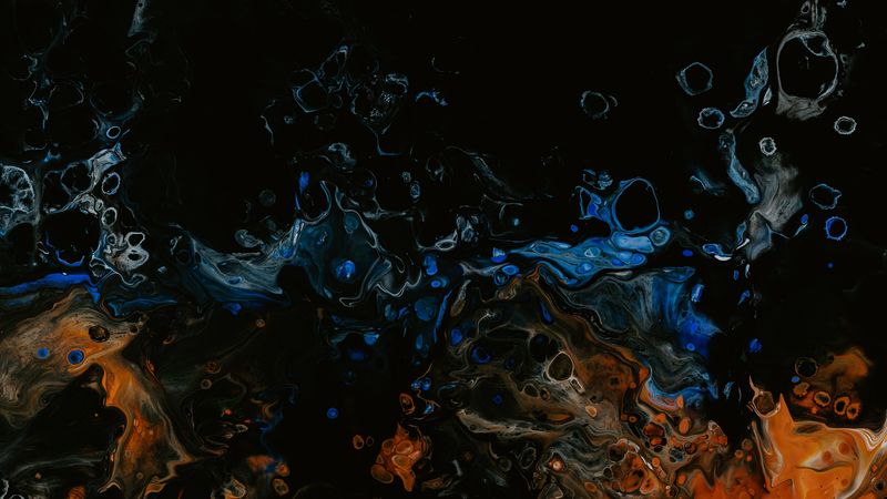 abstraction, watercolor, paints, stains, circles, 4k