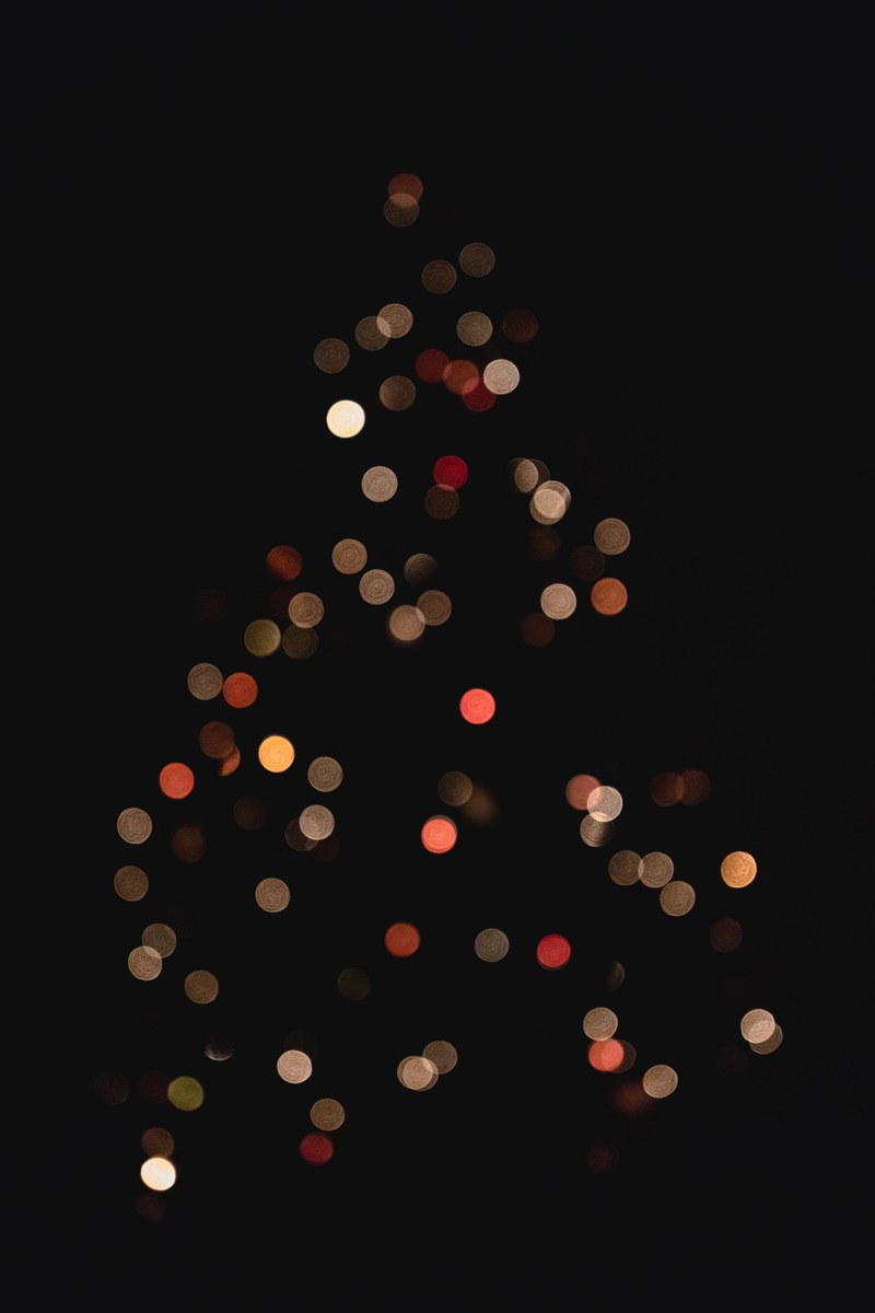 christmas bokeh 4k