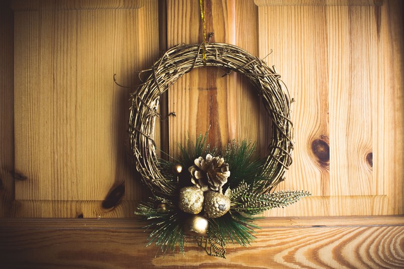 wreath decor decoration and christmas 4k